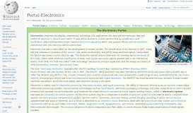 
							         Portal:Electronics - Wikipedia								  
							    