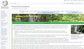 
							         Portal:Environment - Wikipedia								  
							    