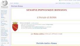 
							         Portale:Roma - Wikipedia								  
							    