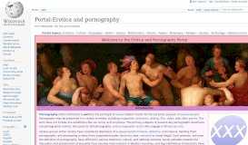 
							         Portal:Erotica and pornography - Wikipedia								  
							    