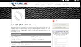 
							         Portales Concrete, Inc. - Portales, NM 88130 - Ready-Mixed Concrete								  
							    