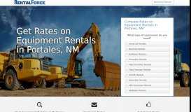 
							         Portales Equipment Rental | Find Equipment Rentals in Portales, NM								  
							    