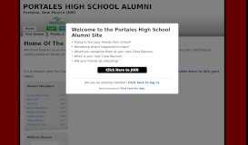 
							         Portales High School Rams Alumni - Portales, New Mexico								  
							    