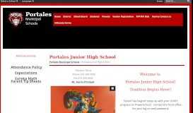 
							         Portales Junior High School - Portales Municipal Schools								  
							    