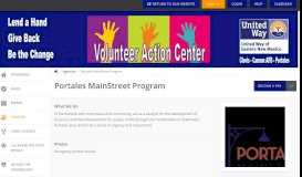 
							         Portales MainStreet Program | UWENM Volunteer Action Center								  
							    
