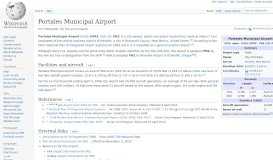 
							         Portales Municipal Airport - Wikipedia								  
							    