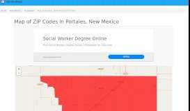 
							         Portales, New Mexico ZIP Code Map - Updated May 2019 - Zipdatamaps								  
							    