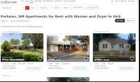 
							         Portales, NM Apartments with Washer and Dryer In Unit - realtor.com®								  
							    