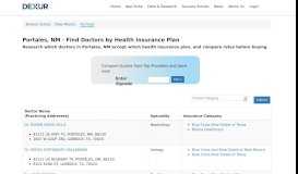 
							         Portales, NM - Find Doctors by Health Insurance Plan - Dexur								  
							    