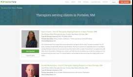 
							         Portales, NM Therapists, Psychologists & Counselors | BetterHelp								  
							    
