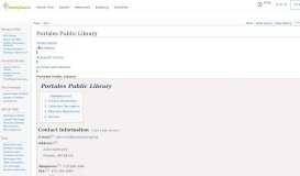 
							         Portales Public Library Genealogy - FamilySearch Wiki								  
							    