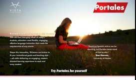 
							         Portales - Vista Higher Learning								  
							    