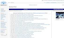 
							         Portal:ESA – Wikinews, die freie Nachrichtenquelle								  
							    