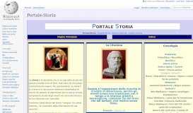 
							         Portale:Storia - Wikipedia								  
							    