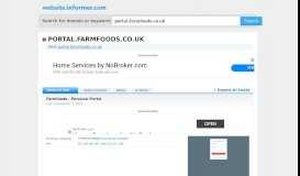 
							         portal.farmfoods.co.uk at WI. Farmfoods - Personal Portal								  
							    