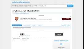 
							         portal.fast-insight.com at Website Informer. Visit Portal Fast Insight.								  
							    