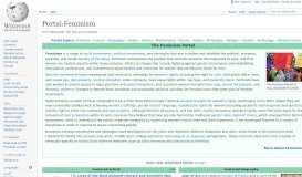 
							         Portal:Feminism - Wikipedia								  
							    