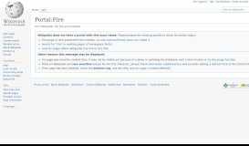 
							         Portal:Fire - Wikipedia								  
							    