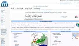 
							         Portal:Foreign Language Learning - Wikiversity								  
							    