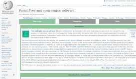 
							         Portal:Free and open-source software - Wikipedia								  
							    