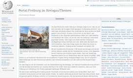 
							         Portal:Freiburg im Breisgau/Themen – Wikipedia								  
							    