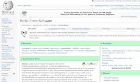 
							         Portal:Freie Software – Wikipedia								  
							    