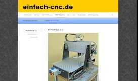 
							         Portalfräsmaschine - einfach-cnc.de								  
							    