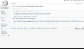 
							         Portal:Furry fandom/Selected comic - Wikipedia								  
							    