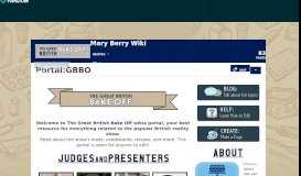
							         Portal:GBBO | Mary Berry Wiki | FANDOM powered by Wikia								  
							    