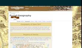 
							         Portal:Geography | Forgotten Realms Wiki | FANDOM powered by Wikia								  
							    