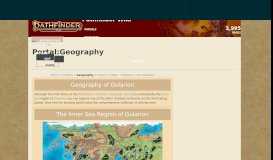 
							         Portal:Geography | Pathfinder Wiki | FANDOM powered by Wikia								  
							    