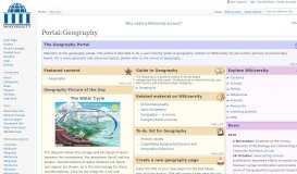 
							         Portal:Geography - Wikiversity								  
							    