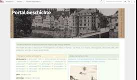 
							         Portal:Geschichte – TUEpedia								  
							    