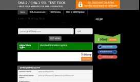 
							         portal.graffitipay.com SHA SSL checker result ...								  
							    