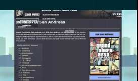 
							         Portal:GTA San Andreas | GTA Wiki | FANDOM powered by Wikia								  
							    