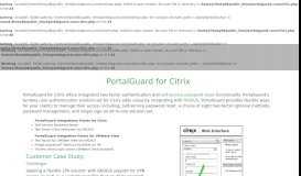 
							         PortalGuard For Citrix								  
							    