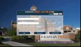 
							         PortalGuard - Portal Access - Indiana Tech								  
							    