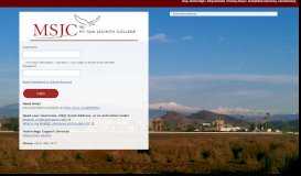 
							         PortalGuard - Portal Access - MSJC								  
							    