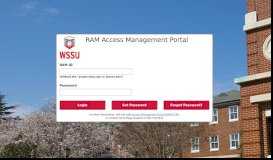 
							         PortalGuard - Portal Access - Winston-Salem State University								  
							    