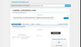 
							         portal.gyrodata.com at WI. Microsoft Forefront TMG - Website Informer								  
							    