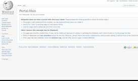 
							         Portal:Halo - Wikipedia								  
							    