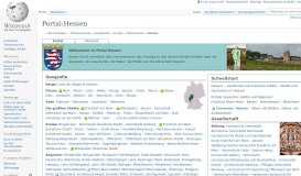 
							         Portal:Hessen – Wikipedia								  
							    