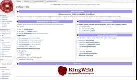 
							         Portal:Hilfe – KingWiki								  
							    