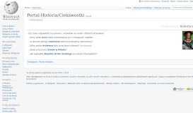 
							         Portal:Historia/Ciekawostki – Wikipedia, wolna encyklopedia								  
							    