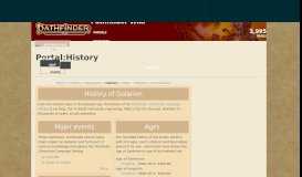 
							         Portal:History | Pathfinder Wiki | FANDOM powered by Wikia								  
							    
