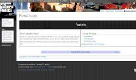 
							         Portal:Index - Grand Theft Wiki, the GTA wiki								  
							    