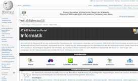 
							         Portal:Informatik – Wikipedia								  
							    