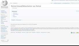 
							         Portal:Island/Mitarbeiter am Portal – Wikipedia								  
							    