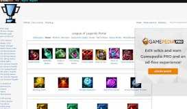 
							         Portal:Items - Leaguepedia | League of Legends Esports Wiki								  
							    