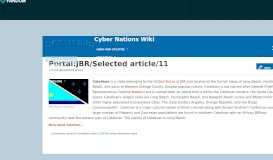 
							         Portal:JBR/Selected article/11 | Cyber Nations Wiki | FANDOM ...								  
							    